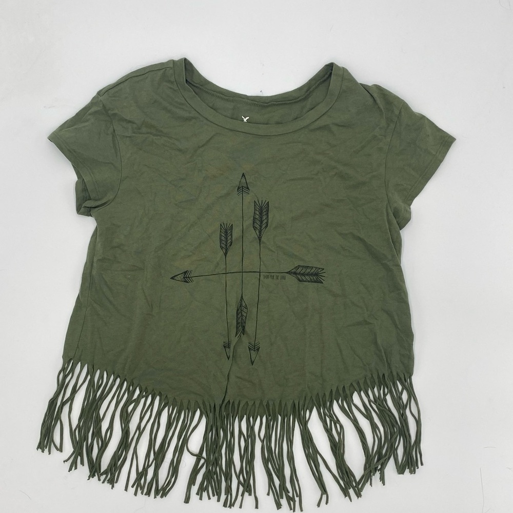 American Eagle Fringe Tshirt